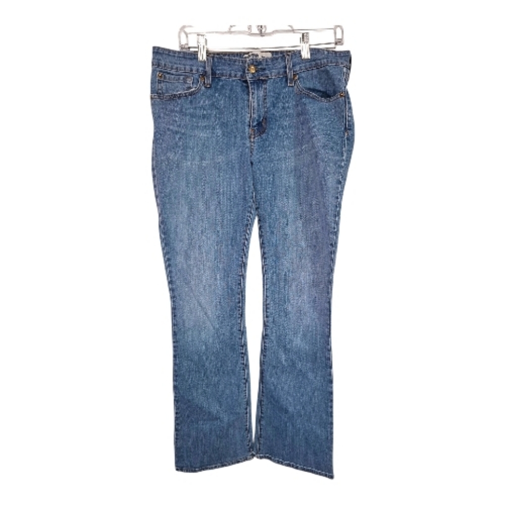 Levi Signature Medium Blue Stretch Modern Bootcut Size 14 L Jeans